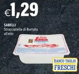 Hurrà SABELLI Stracciatella di Burrata offerta