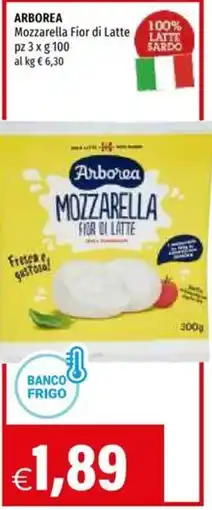 Hurrà Arborea Mozzarella Fior di Latte offerta