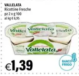 Hurrà Vallelata Ricottine Fresche offerta