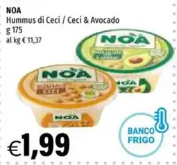 Hurrà NOA Hummus di Ceci offerta
