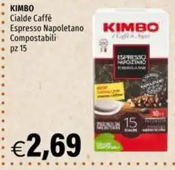 Hurrà KIMBO Cialde Caffè Espresso Napoletano offerta