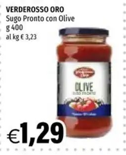 Hurrà VERDEROSSO ORO Sugo Pronto con Olive offerta
