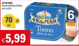 Hurrà AS DO MAR Tonno all'olio di oliva offerta
