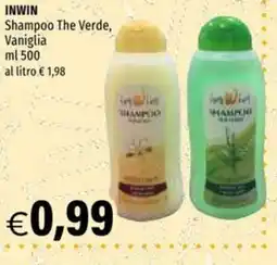 Hurrà INWIN Shampoo The Verde, Vaniglia offerta