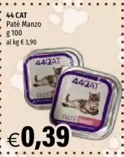 Hurrà 44 CAT Patè Manzo offerta