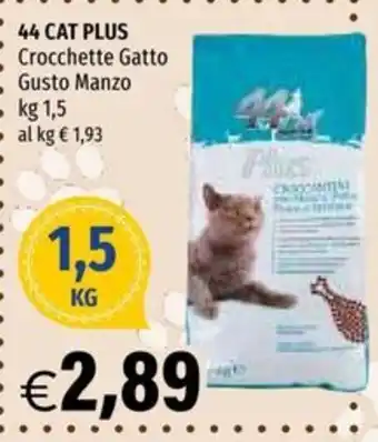 CAT PLUS Crocchette Gatto Gusto Manzo