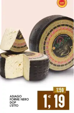 SpesAmica ASIAGO FORME NERO DOP L'ETTO offerta