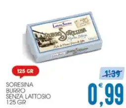 SpesAmica Burro SoreSina Senza Lattosio offerta