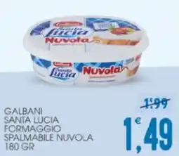 SpesAmica Galbani Santa Lucia Formaggio Spalmabile Nuvola offerta