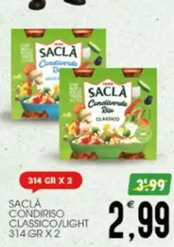 SpesAmica SACLÀ CONDIRISO CLASSICO/LIGHT offerta