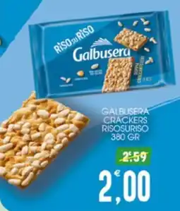 SpesAmica Galbusera Crackers Risosuriso offerta