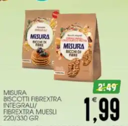 SpesAmica MISURA BISCOTTI FIBREXTRA INTEGRALI offerta