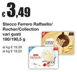 Sì con te Stecco Ferrero Raffaello/Rocher/Collection offerta
