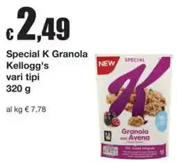 Sì con te Special K Granola Kellogg's offerta
