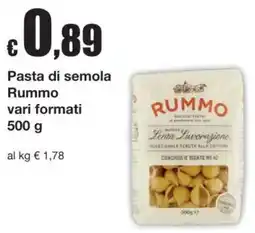 Sì con te Pasta di semola Rummo offerta