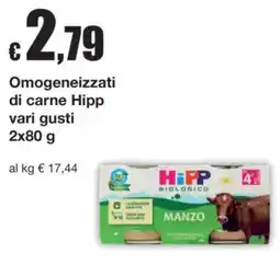 Sì con te Omogeneizzati di carne Hipp offerta