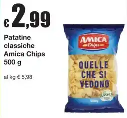 Sì con te Patatine classiche Amica Chips offerta