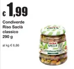 Sì con te Condiverde Riso Saclà classico offerta