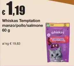 Sì con te Whiskas Temptations offerta
