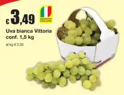 Sì con te Uva bianca Vittoria offerta