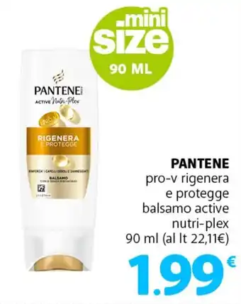 PANTENE pro-v rigenera e protegge balsamo active nutri-plex