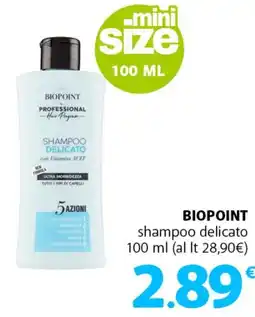 Supermercati Dok Biopoint shampoo delicato offerta