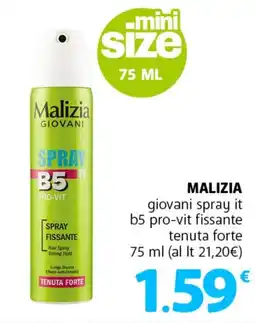 Supermercati Dok Malizia giovani spray it b5 pro-vit fissante offerta