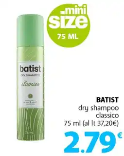 Supermercati Dok batist dry shampoo classico offerta