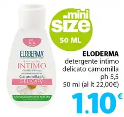 Supermercati Dok ELODERMA detergente intimo delicato camomilla offerta