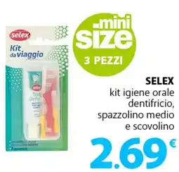 Supermercati Dok SELEX kit igiene orale offerta