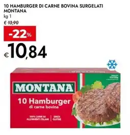 Bennet Hamburger di carne bovina Montana offerta