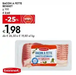 Bennet Bacon a fette Bennet offerta