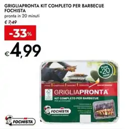 Bennet Griglia Pronta Fochista offerta