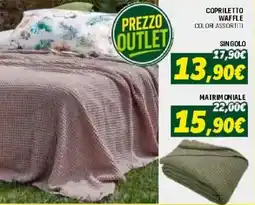 Orizzonte COPRILETTO WAFFLE offerta