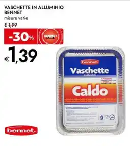 Bennet Vaschette in alluminio Bennet offerta