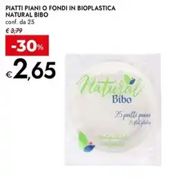Bennet Piatti Piani o Fondi in Bioplastica Natural Bibo offerta