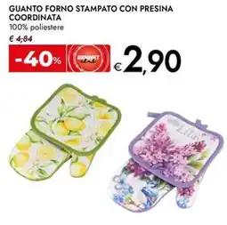 Bennet GUANTO FORNO STAMPATO CON PRESINA COORDINATA offerta