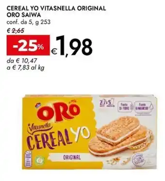 Cereal Yo Vitasnella Original