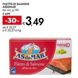 Bennet Filetto di Salmone ASDOMAR offerta