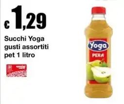 Sì con te Supermercati Succhi Yoga Pera offerta