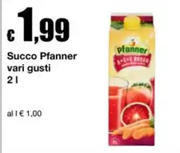 Sì con te Supermercati Succo Pfanner offerta