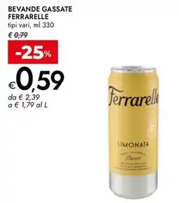 Bennet Ferrarelle Limonata offerta