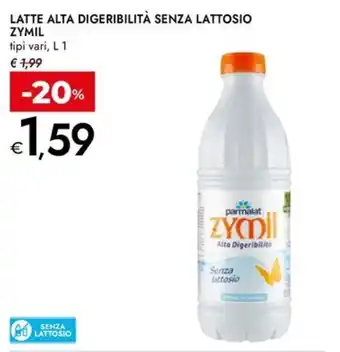 Bennet Latte alta digeribilità senza lattosio Zymil offerta