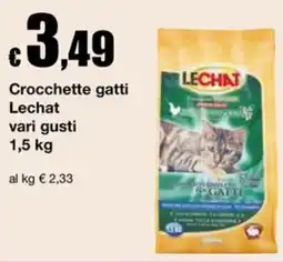 Sì con te Supermercati Crocchette gatti Lechat offerta