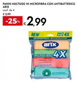 Bennet PANNI MULTIUSO IN MICROFIBRA CON ANTIBATTERICO ARIX offerta