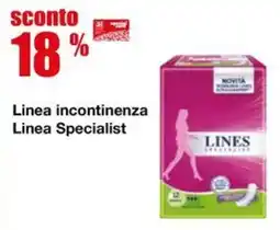 Sì con te Supermercati Linea incontinenza Linea Specialist offerta