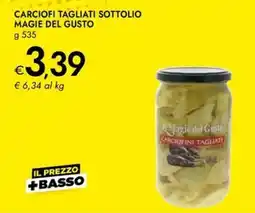 Bennet Carciofi tagliati sottolio Magie del Gusto offerta