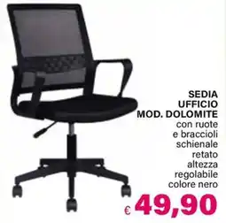 Il Gigante SEDIA UFFICIO MOD. DOLOMITE offerta