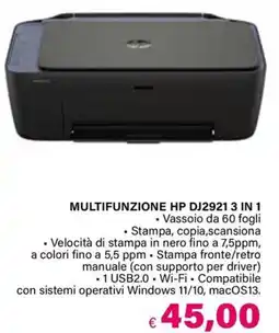 Il Gigante MULTIFUNZIONE HP DJ2921 3 IN 1 offerta