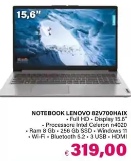 Il Gigante NOTEBOOK LENOVO 82V700HAIX offerta